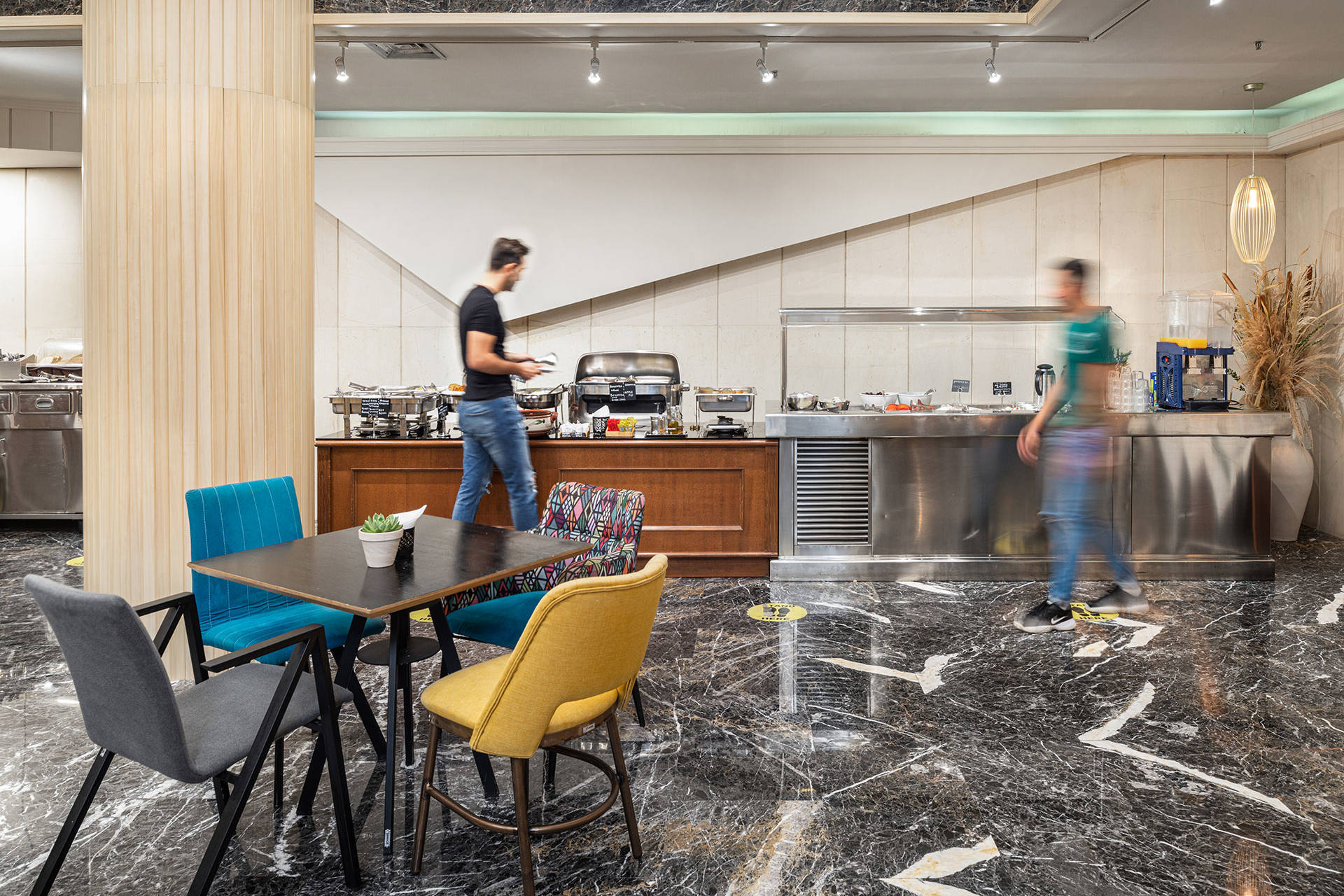 El Greco Hotel Thessaloniki τραπέζι και μπουφές